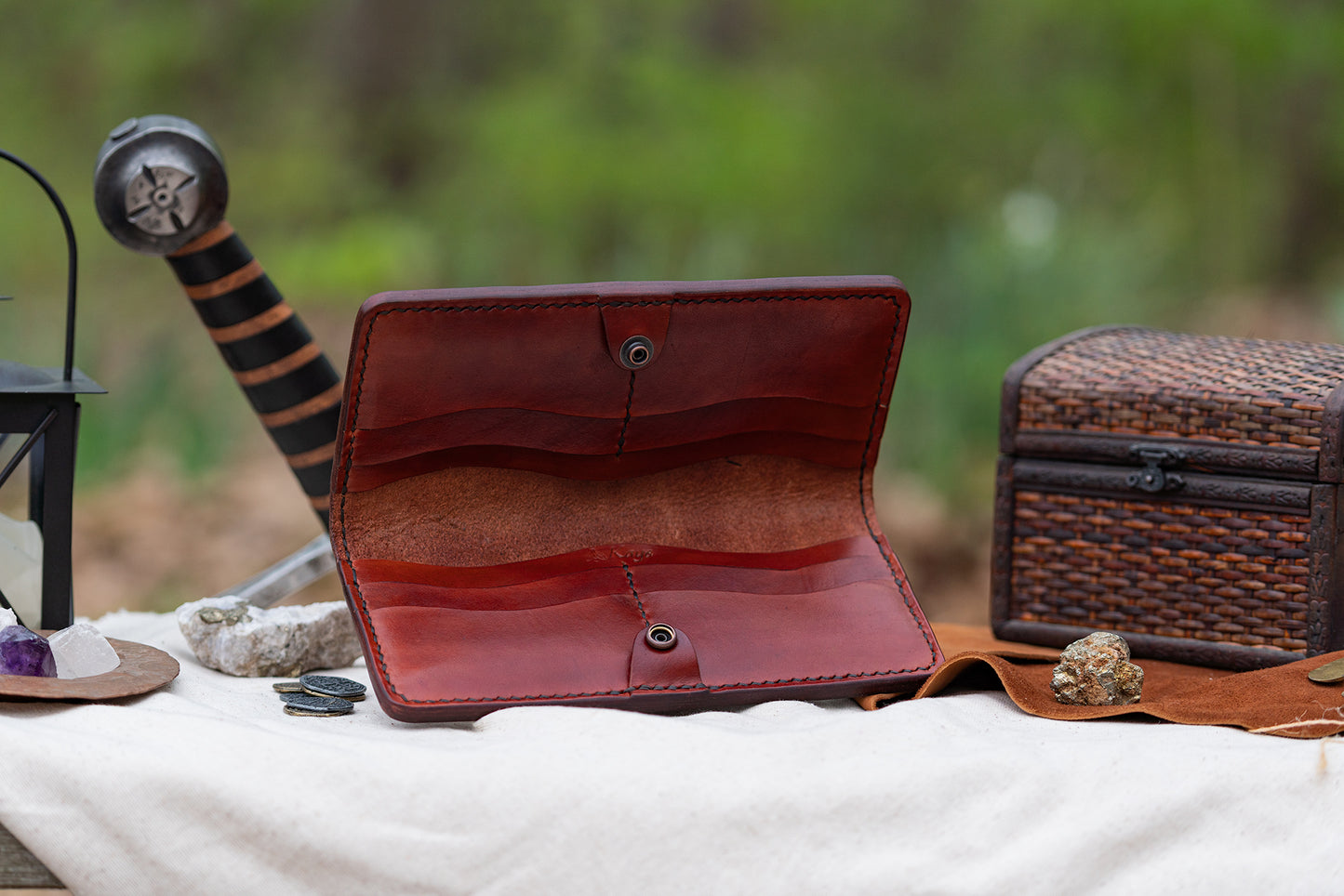 Celtic Knot Long Snap Wallet
