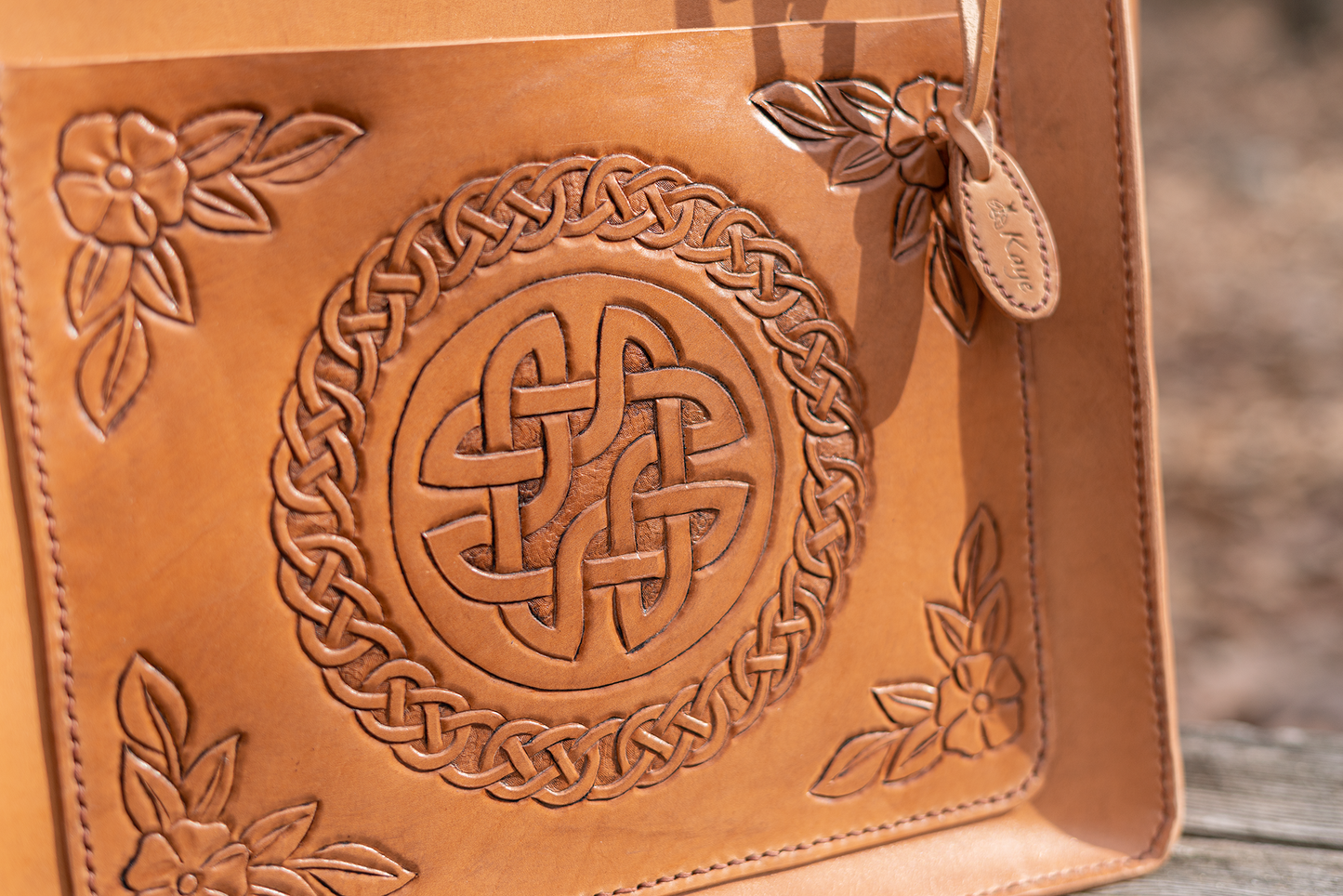 Debrosse Italian Leather Tote Bag