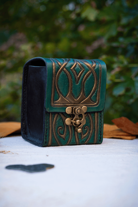 Elven Deck Box With Brass Accents